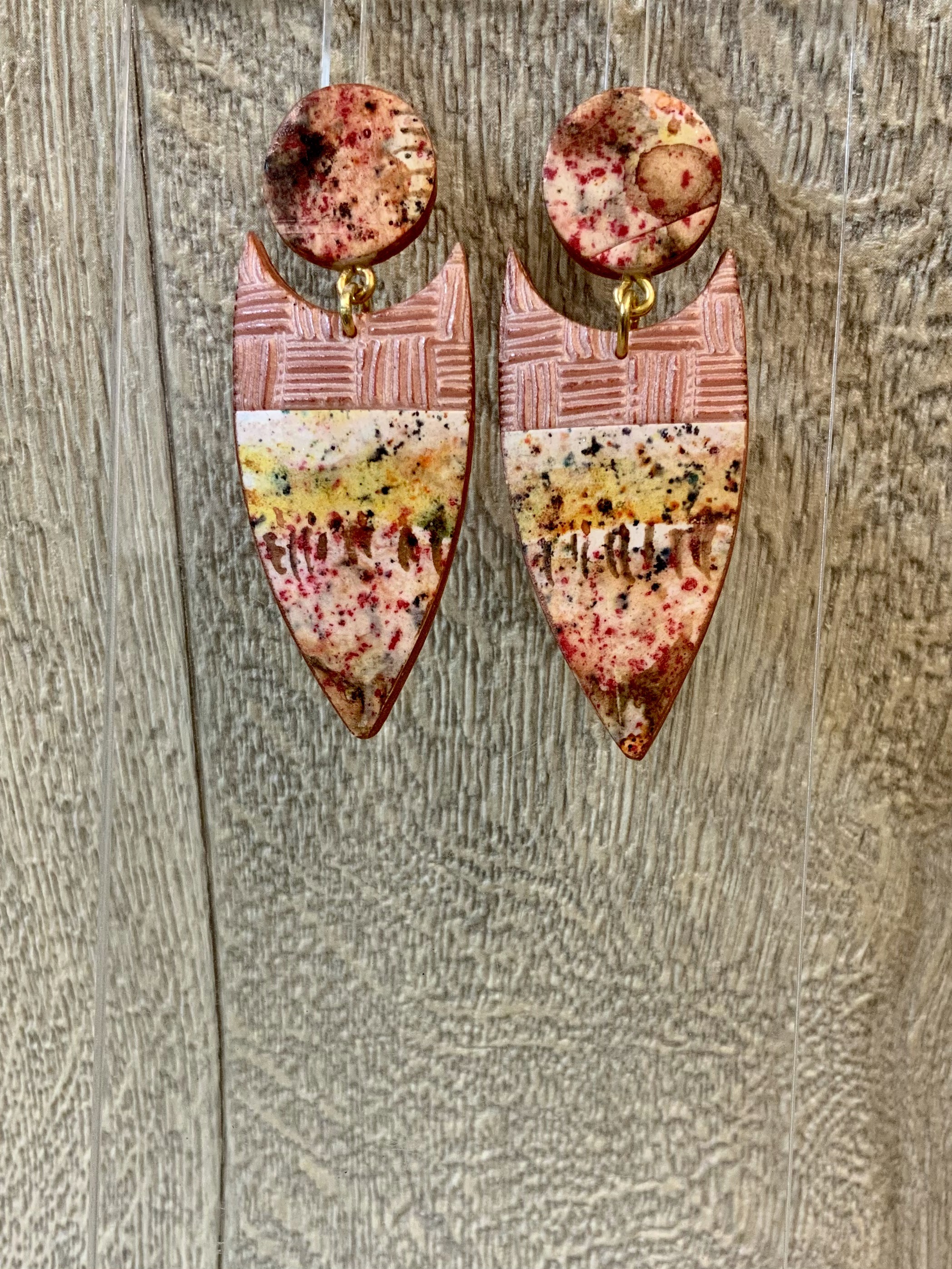 Paint Splatters Earrings