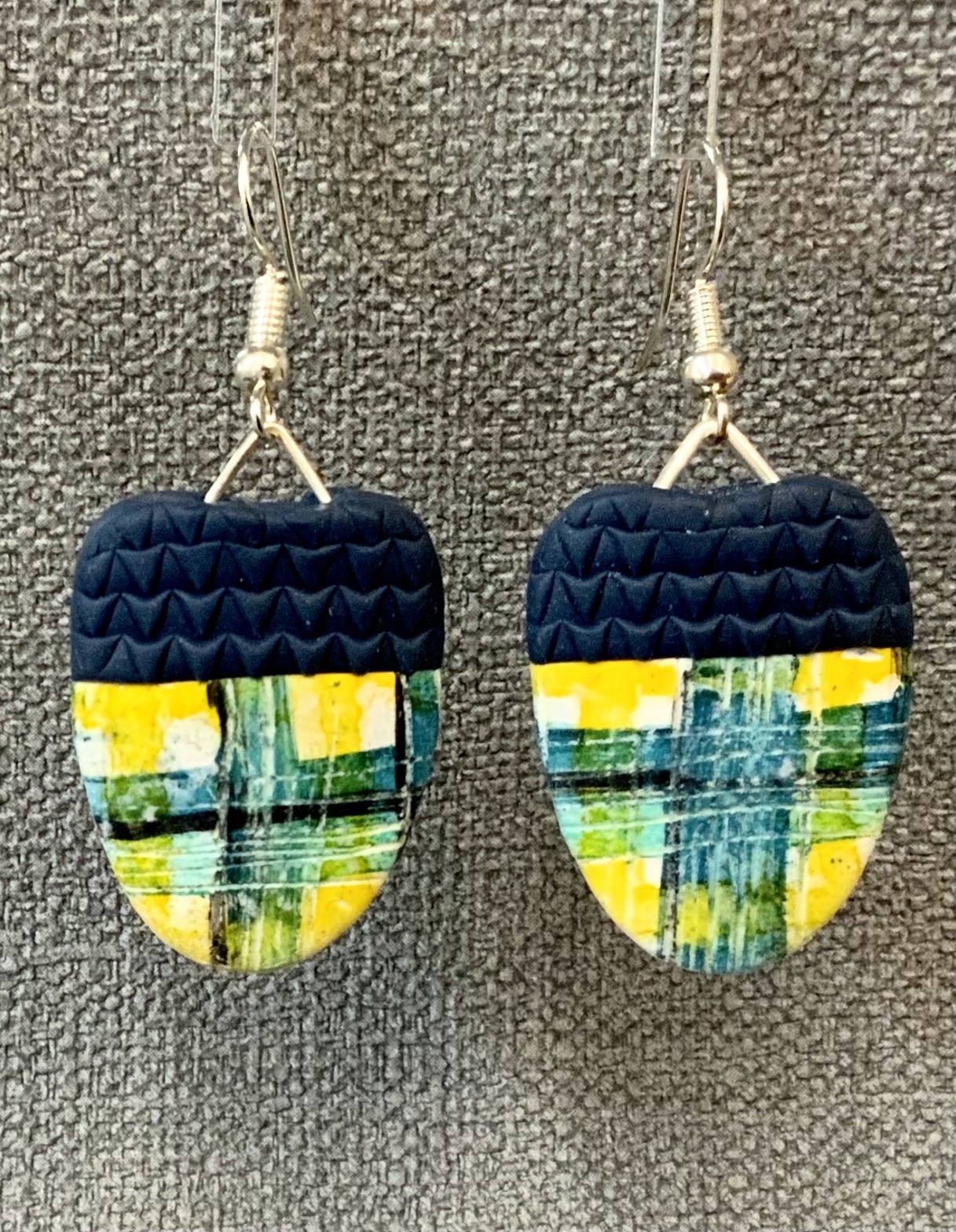 Tartan earrings on sale