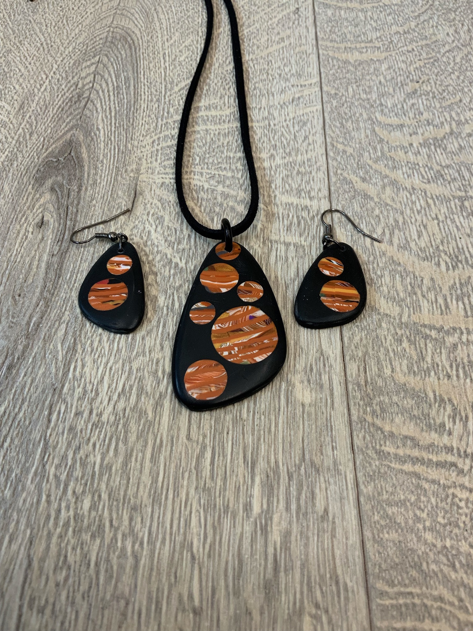 Planets and Moons Necklace Set