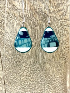 Cool Blue Water Earrings