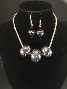 Stardust Eurobeads Necklace and Earrings